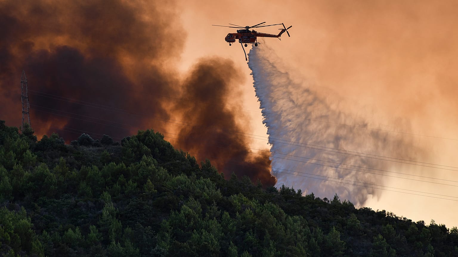 Incendi in Grecia