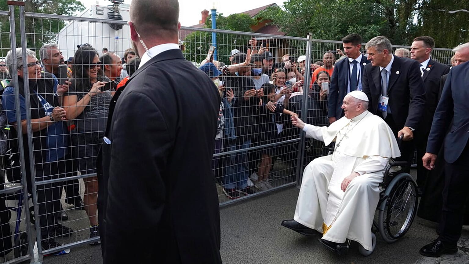 Der Papst bei seinem Besuch in Kanada, 26.07.2022