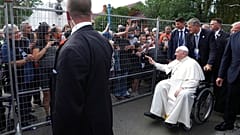 Der Papst bei seinem Besuch in Kanada, 26.07.2022