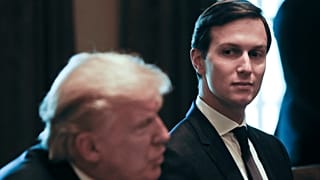 Eski ABD Başkanı Donald Trumpile damadı ve danışmanı Jared Kushner