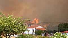 Φωτογραφία αρχείου από τη φωτιά στα Βατερά Μυτιλήνης 
