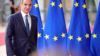 Ο Κυριάκος Μητσοτάκης στις Βρυξέλλες