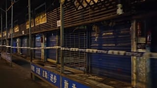 El mercado de Wuhan en enero de 2020