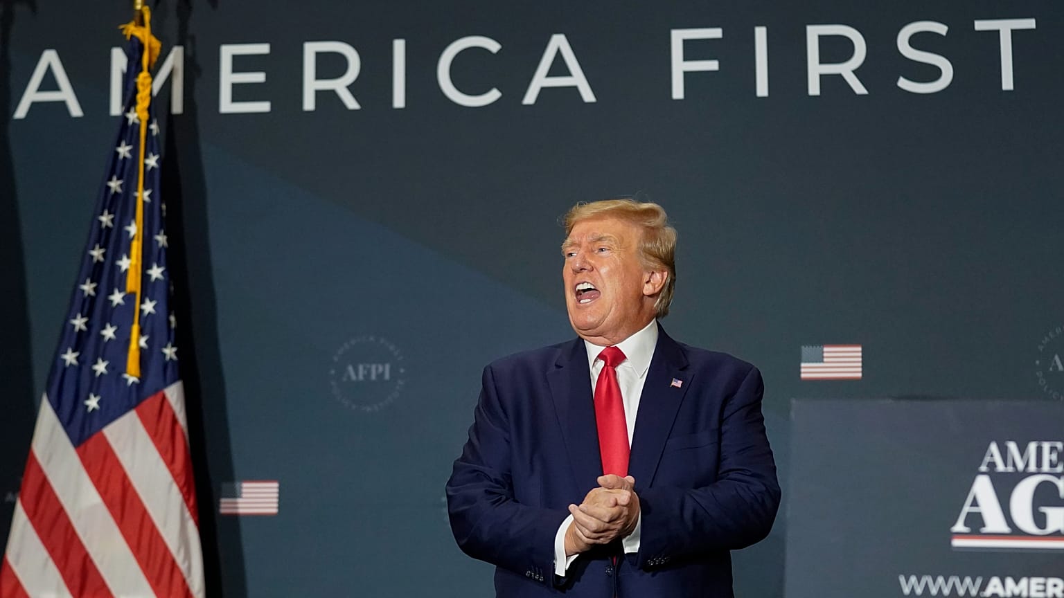 L'ancien président américain Donald Trump à Washington