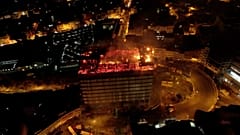 Fire at "Gran Vía Mall" building