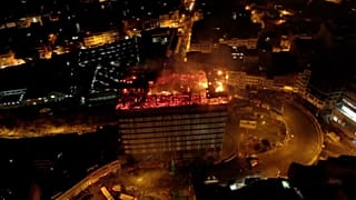 Fire at "Gran Vía Mall" building