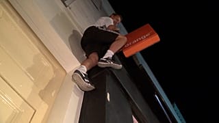 A parkour collective in Paris are turning off shop lights around the city.