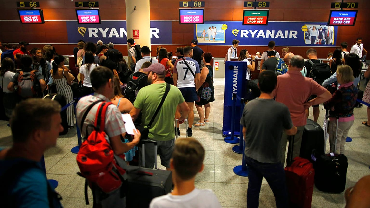 Ryanair-sztrájk Spanyolországban 2018-ban