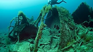 Çanakkale Savaşları sırasında batan İngiliz amiral gemisi "HMS Majestic" batığı görüntülendi