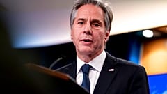 El secretario de Estado Antony Blinken en la rueda de prensa del miércoles