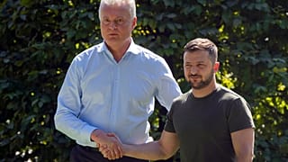 Der litauische Präsident sicherte weitere Unterstützung zu.