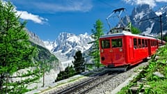 Mont Blanc Express in Chamonix, France 