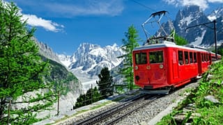 Mont Blanc Express in Chamonix, France