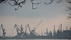 Rusya'nın ele geçirdiği Ukrayna'nın Mariupol kentindeki ticari liman