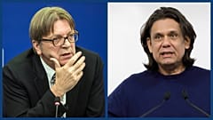 Guy Verhofstadt és Deutsch Tamás 