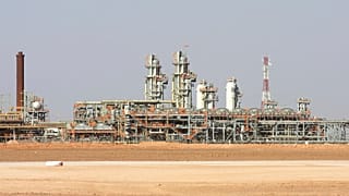 La planta de gas de Krechba, situada en el desierto del Sahara argelino, a unos 1.200 kilómetros al sur de la capital, Argel.