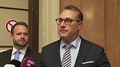 Strache nach dem Urteil im Landgericht Wien an diesem Freitag