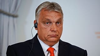 Hungarian Prime Minister Viktor Orban addresses the media during a joint press conference with Austrian Chancellor Karl Nehammer in Vienna, Austria, Thursday, July 28, 2022.