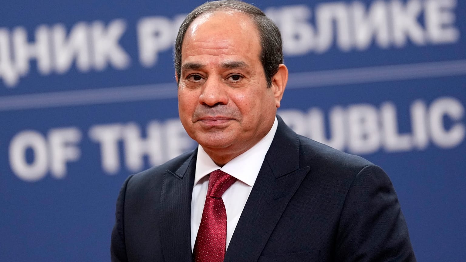 الرئيس المصري عبد الفتاح السيسي خلال زيارة قام بها إلى صربيا في يوليو 2022