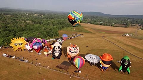 Montgolfière au New Jersey Festival
