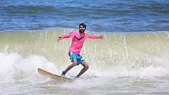 Muhammad Abu Ghanem was just seven years old when he fell in love with surfing