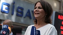 German Foreign Minister Annalena Baerbock in Ankara on Saturday 30 July 2022