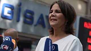 German Foreign Minister Annalena Baerbock in Ankara on Saturday 30 July 2022