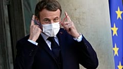 Emmanuel Macron à Paris, Palais de l'Elysée, le 11 janvier 2022
