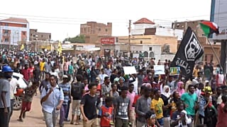 مظاهرات في السودان.