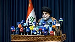 زعيم التيار الصدري في العراق مقتدى الصدر.