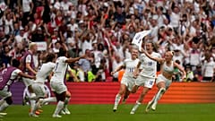 L'Anglaise Chloe Kelly a marqué le deuxième but de son équipe lors de la finale de l'Euro 2022, le dimanche 31 juillet 2022.