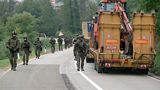 Ειρηνευτικές δυνάμεις του ΝΑΤΟ στο Κόσοβο (Φωτογραφία αρχείου)
