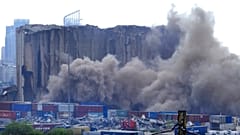 Die Getreidesilo sind ein Mahnmal für die damalige Explosion