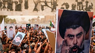تظاهرات هواداران صدر در مرکز بغداد/ مه ۲۰۲۲
