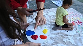 Un momento delle attività ricreative