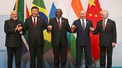 Die Staats- und Regierungschef der BRICS-Staaten