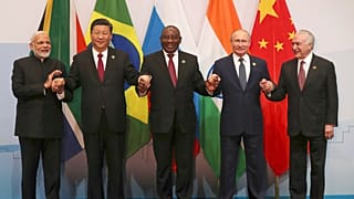 Лидеры стран БРИКС на саммите в Йоханнесбурге, ЮАР. 26 июля 2018