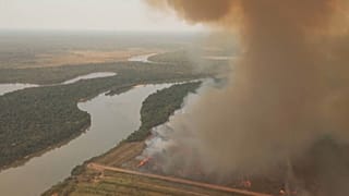 Incendio en el Amazonas.