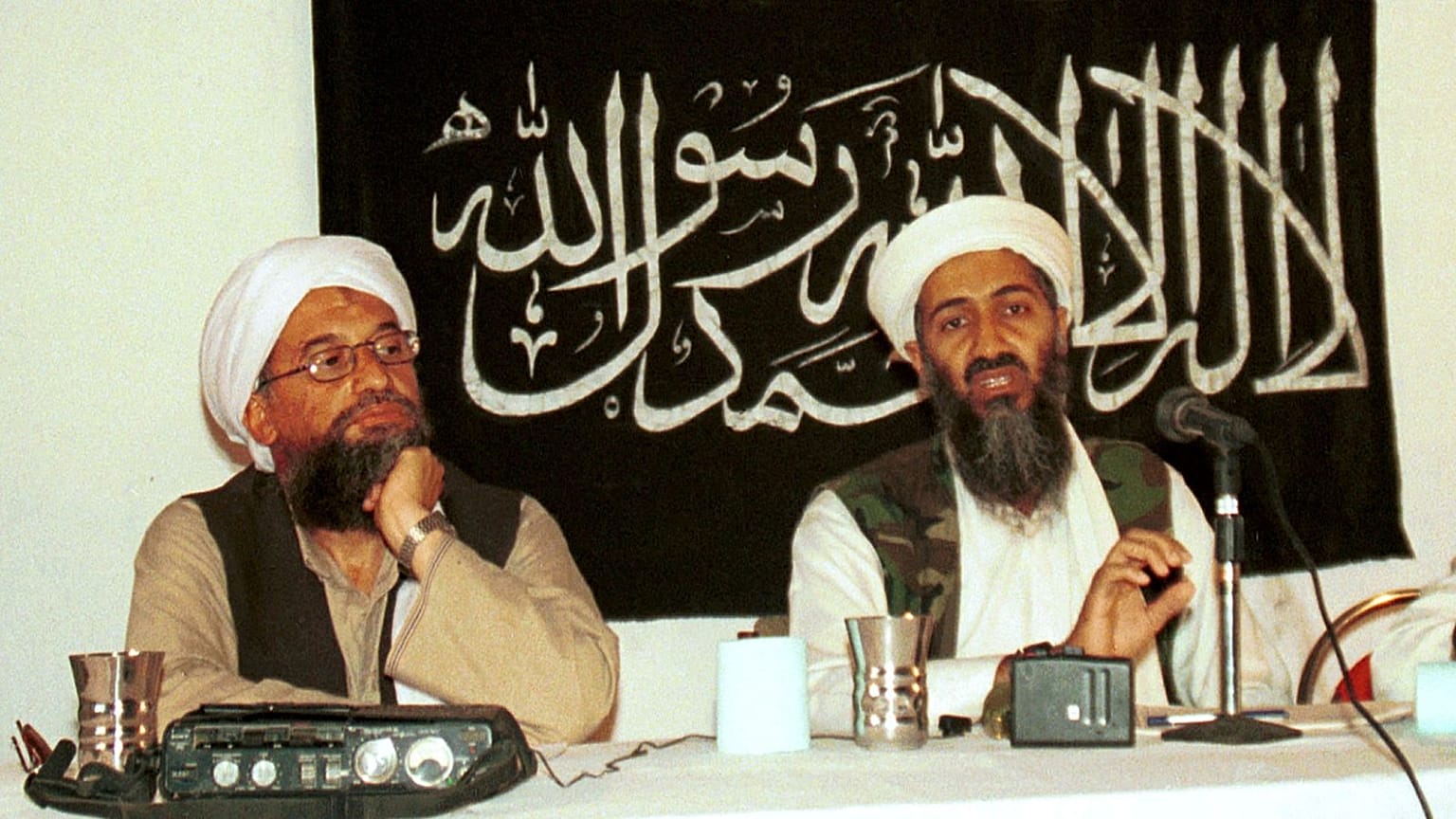 ایمن الظواهری و اسامه بن‌لادن