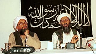 ایمن الظواهری و اسامه بن‌لادن