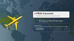 Capture du site Flightradar 24, le 2 août 2021