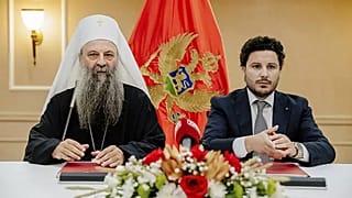 Patrik Porfirije ve Dritan Abazoviç