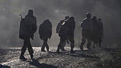 Στρατιώτες στα σύνορα Ναγκόρνο Καραμπάχ - Αρμενίας (φωτογραφία αρχείου)