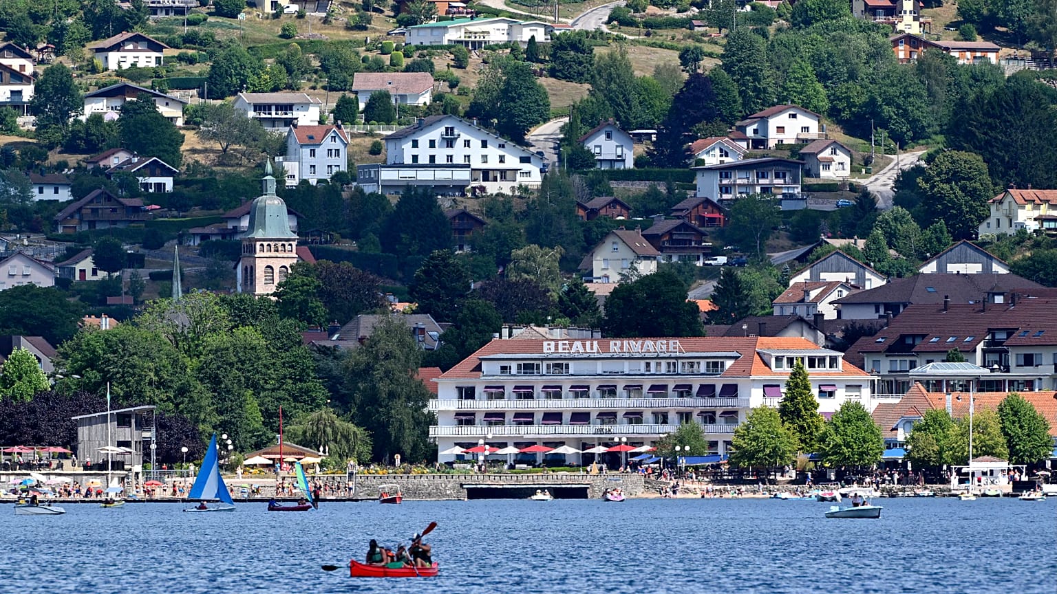 Le lac de Gérardmer, France, 3 août 2022