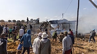 Incident involving illegal workers in South Africa 