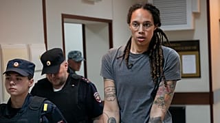 La star américaine du basket féminin Brittney Griner, détenue en Russie depuis février