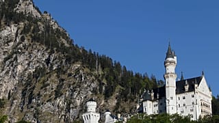 Das Schloss Neuschwanstein (Aufnahme vom 9. Mai 2011)