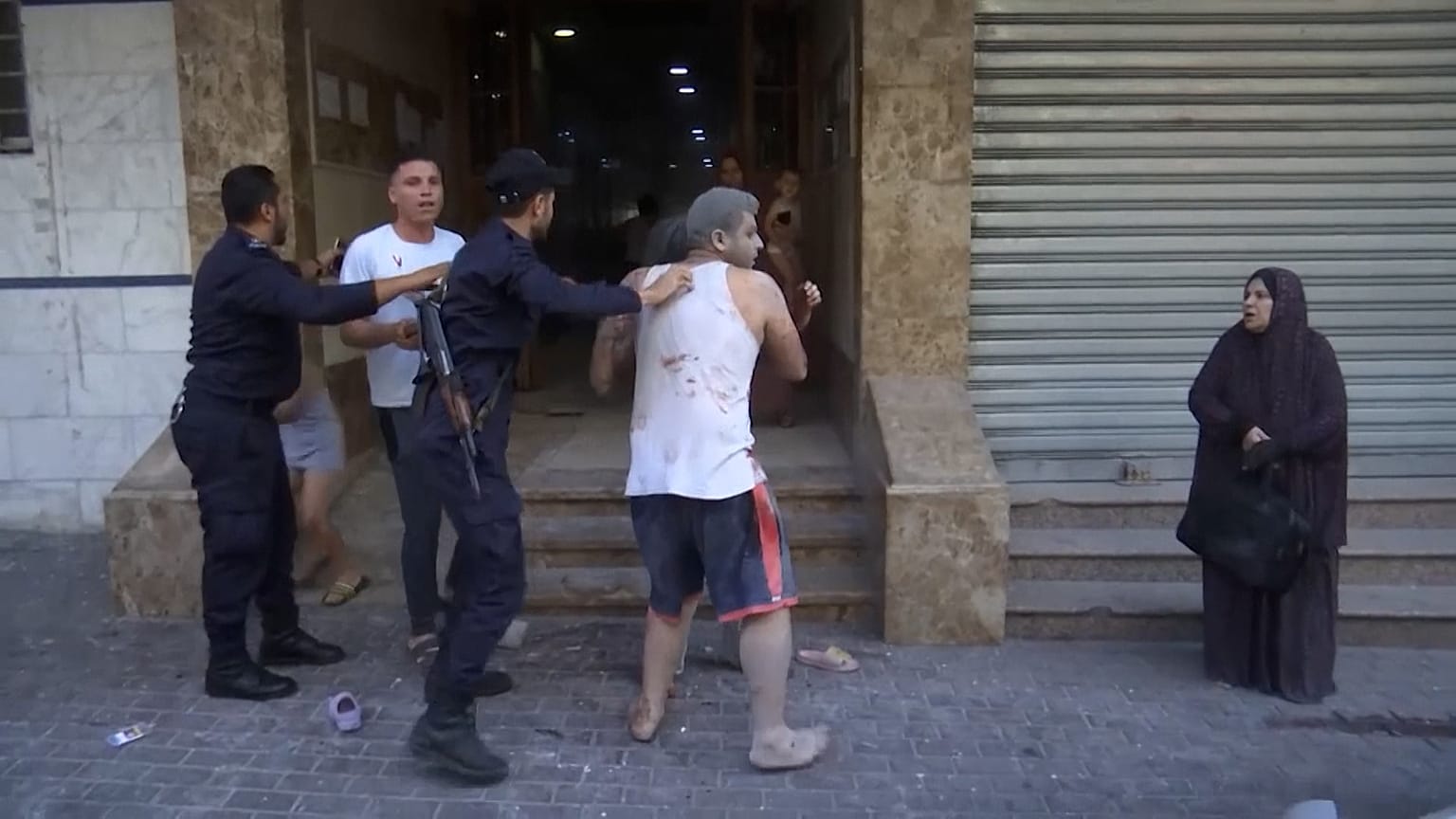 قطاع غزة بعد القصف الإسرائيلي.