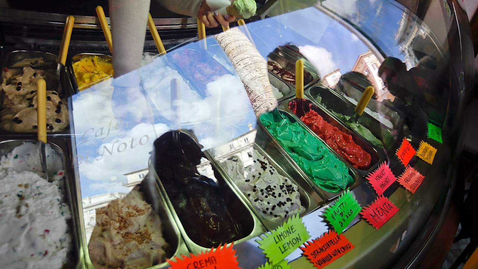 Eisstand in Rom 