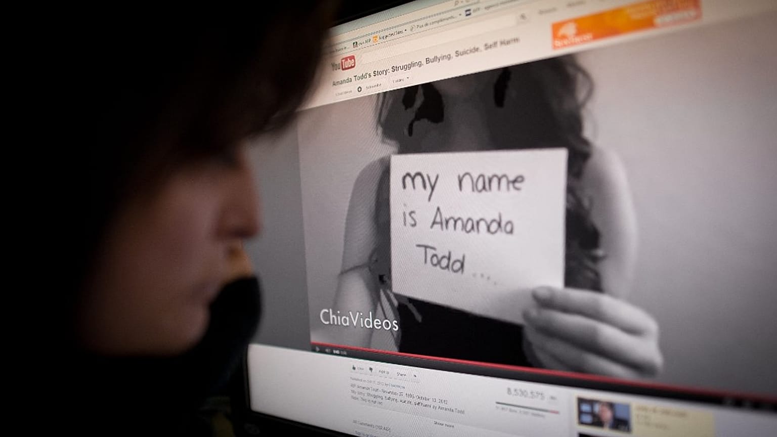 15 yaşındaki Amanda Todd 2012 yılında intihar etti